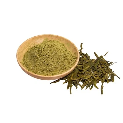 Green tea a wɔayiyi mu powder .